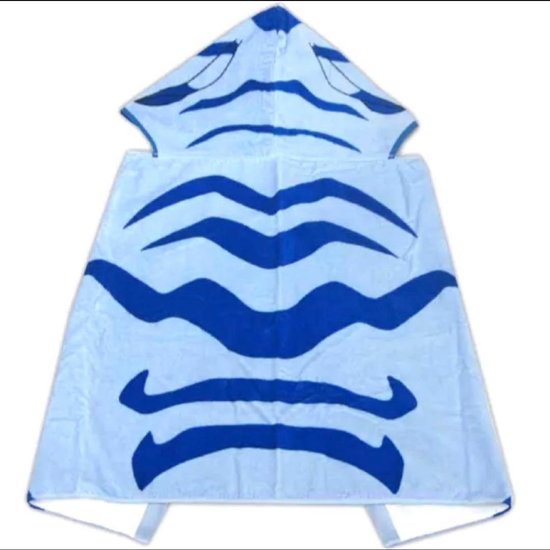 新品【匿名配送】デジモンアドベンチャー　ガブモン　フード付きバスタオル　デジモン