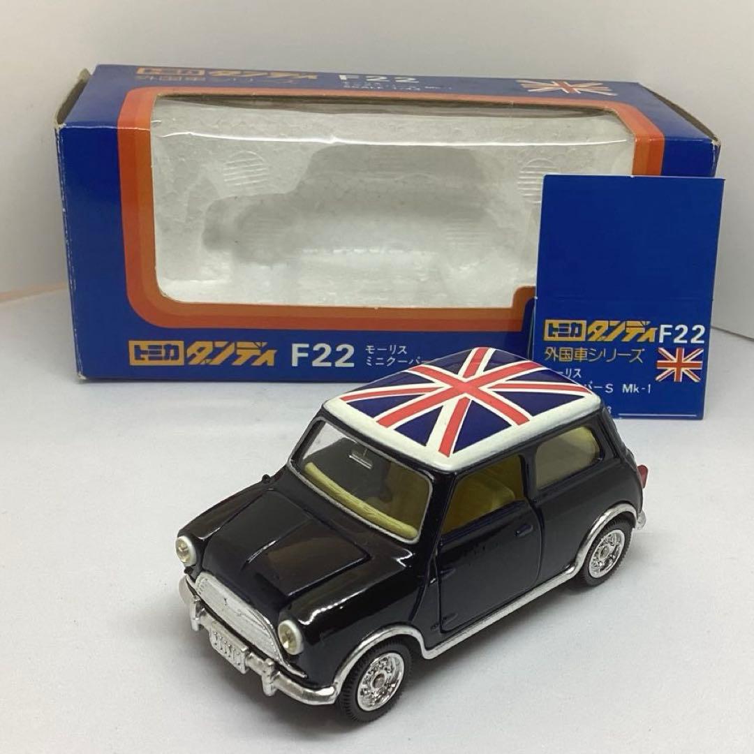トミカダンディF22 ミニクーパー S MK-I ユニオンジャックルーフレア美品