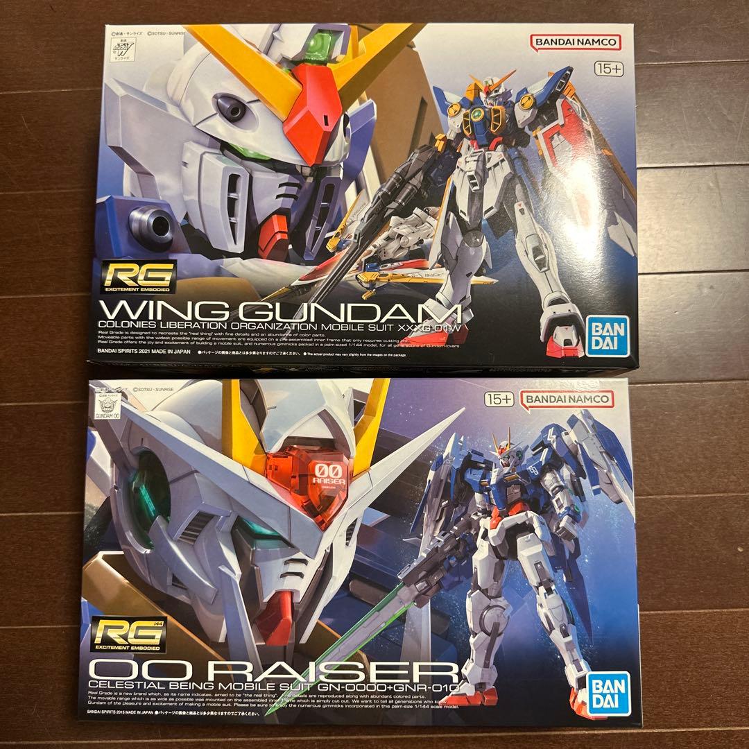 RG WING GUNDAM & 00 RAISER セット