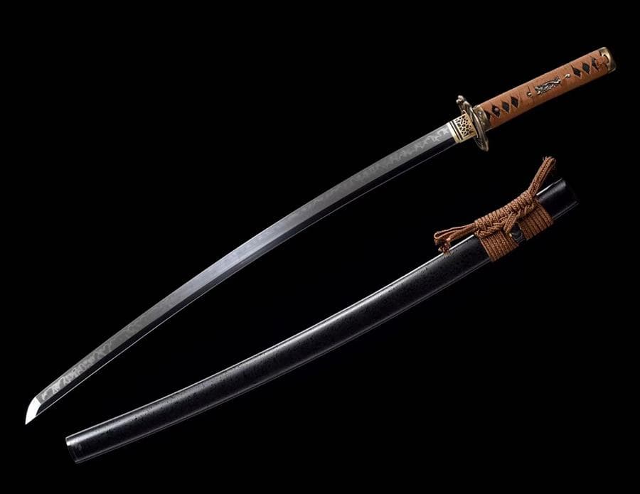 炎紋まむし斬り 日本刀 模造刀 居合刀 武士道 武蔵 鑑賞用 手鍛造打