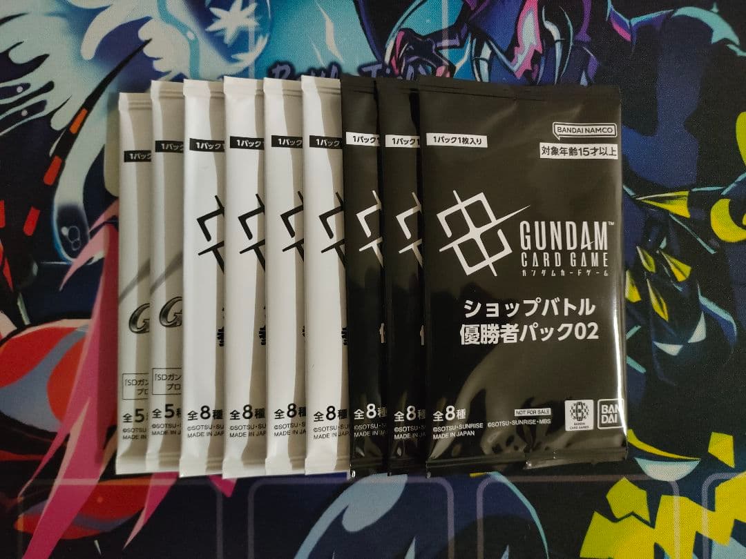 ショップバトル 優勝者 参加者 コラボ パック プロモ ガンダムカード
