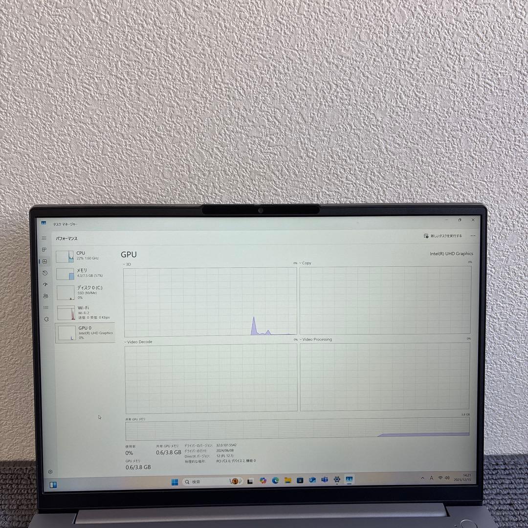 lenovo ThinkBook 16 G6 IRL i5-1335U 指紋認証