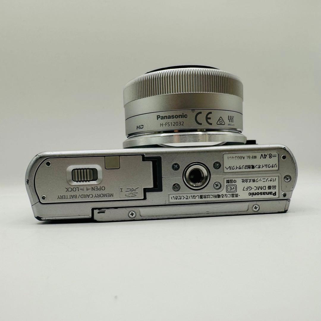 【美品】Panasonic LUMIX DMC-GF7W ミラーレス シルバー