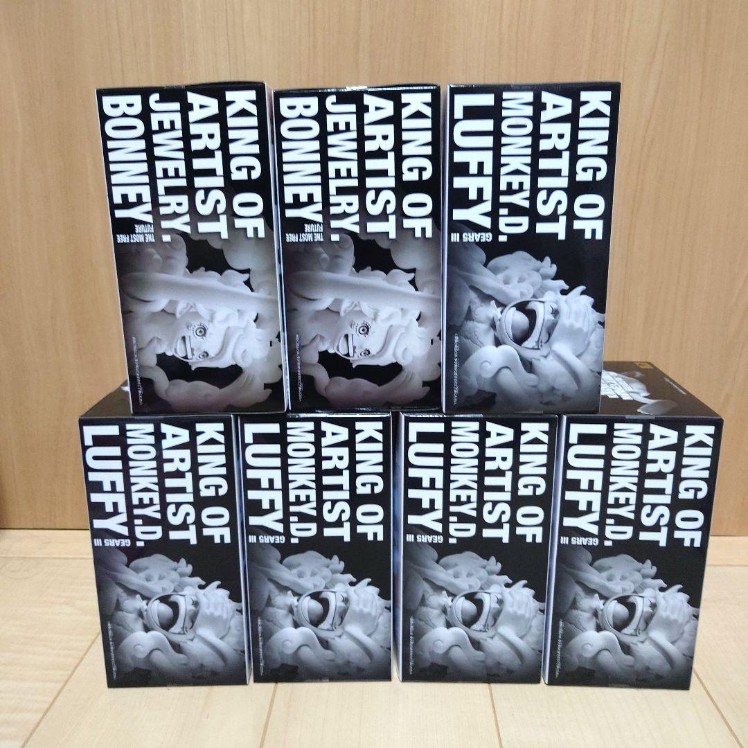 ワンピース フィギュア KING OF ARTIST ボニー ルフィ 7個セット