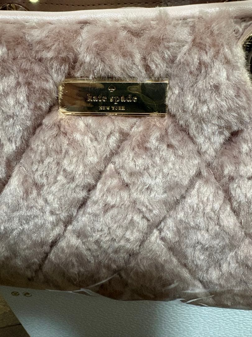 Kate Spade ピンク ファー ショルダーIchigo Ichie