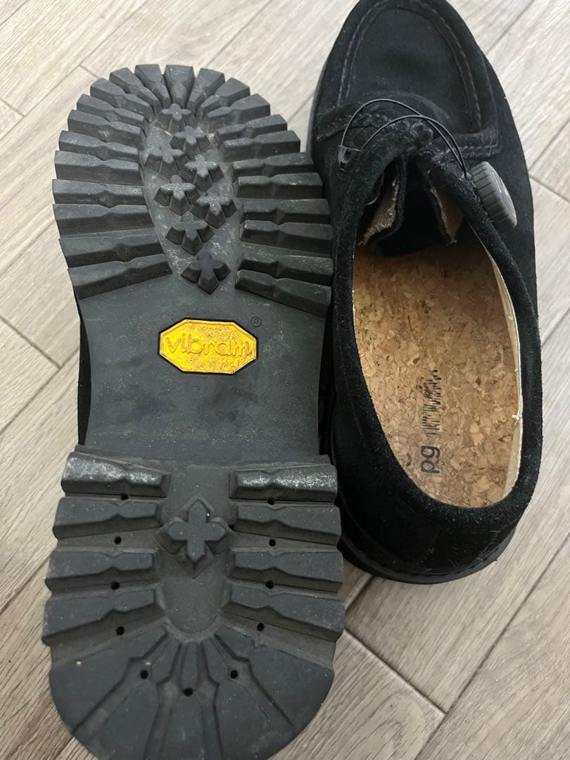 pg knock ブラック スエード モカシン 42 playground