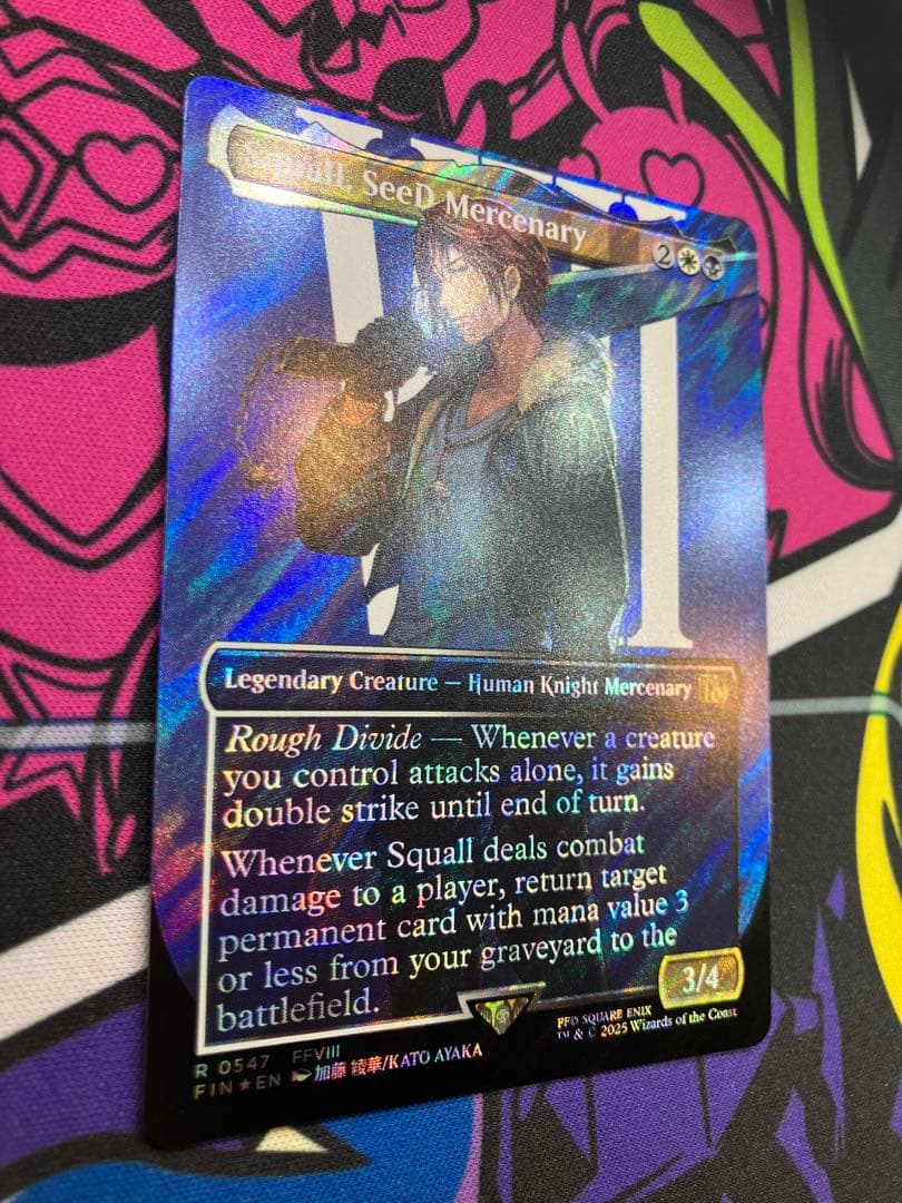 SeeDの傭兵、スコール　英版　サージfoil MTG