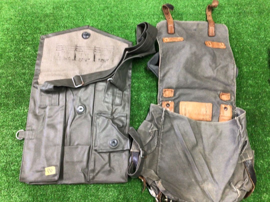 ④ 東ドイツ軍 NVA オーストリア軍ミリタリー バッグ ヨーロッパ軍装品