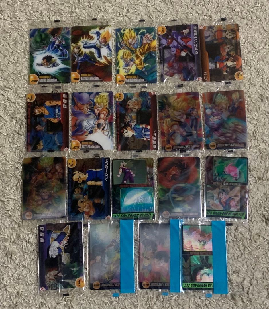 ドラゴンボール　森永ウエハース　コレクション　カード　19枚　新品未開封　3D