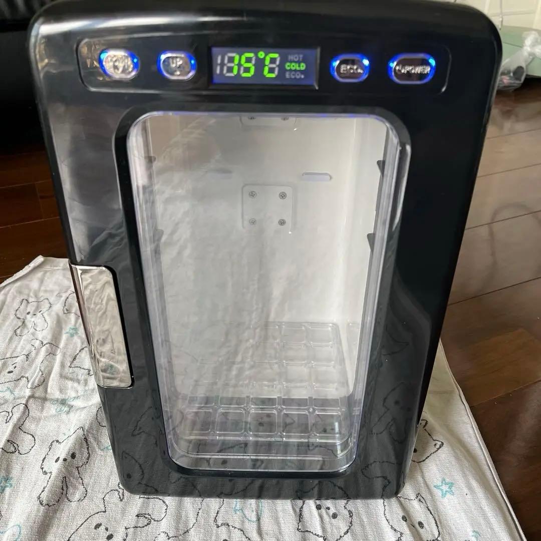 ベルソス ミニ冷温庫 黒 デジタル表示