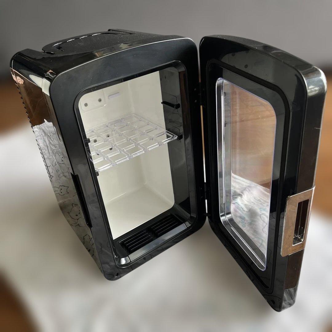 ベルソス ミニ冷温庫 黒 デジタル表示