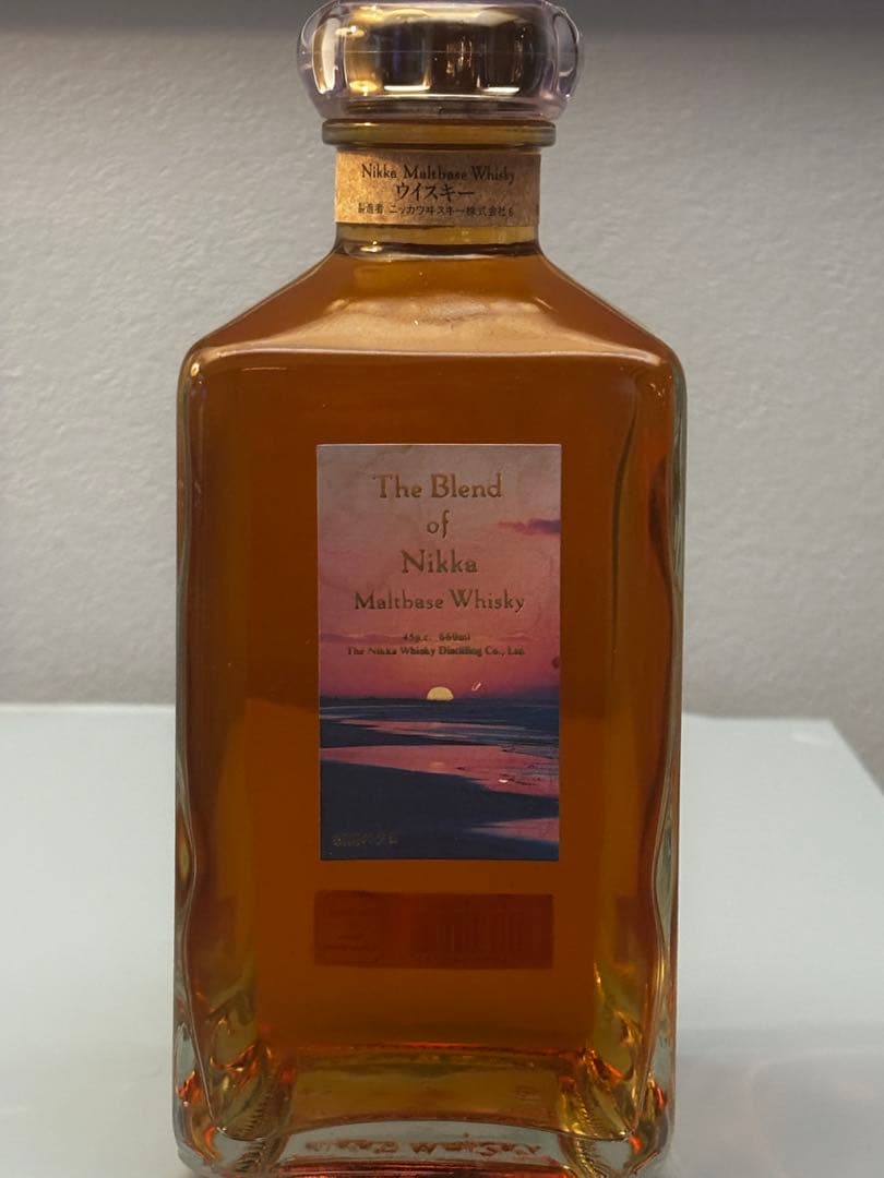 希少★未開封(箱無し)アサヒ ザ・ブレンドオブニッカ 新潟の夕日660ml