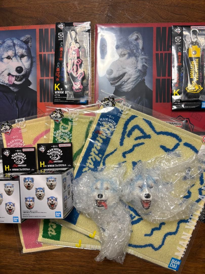 一番くじ MAN WITH A MISSION H賞2点　おまけ付き　マンウィズ