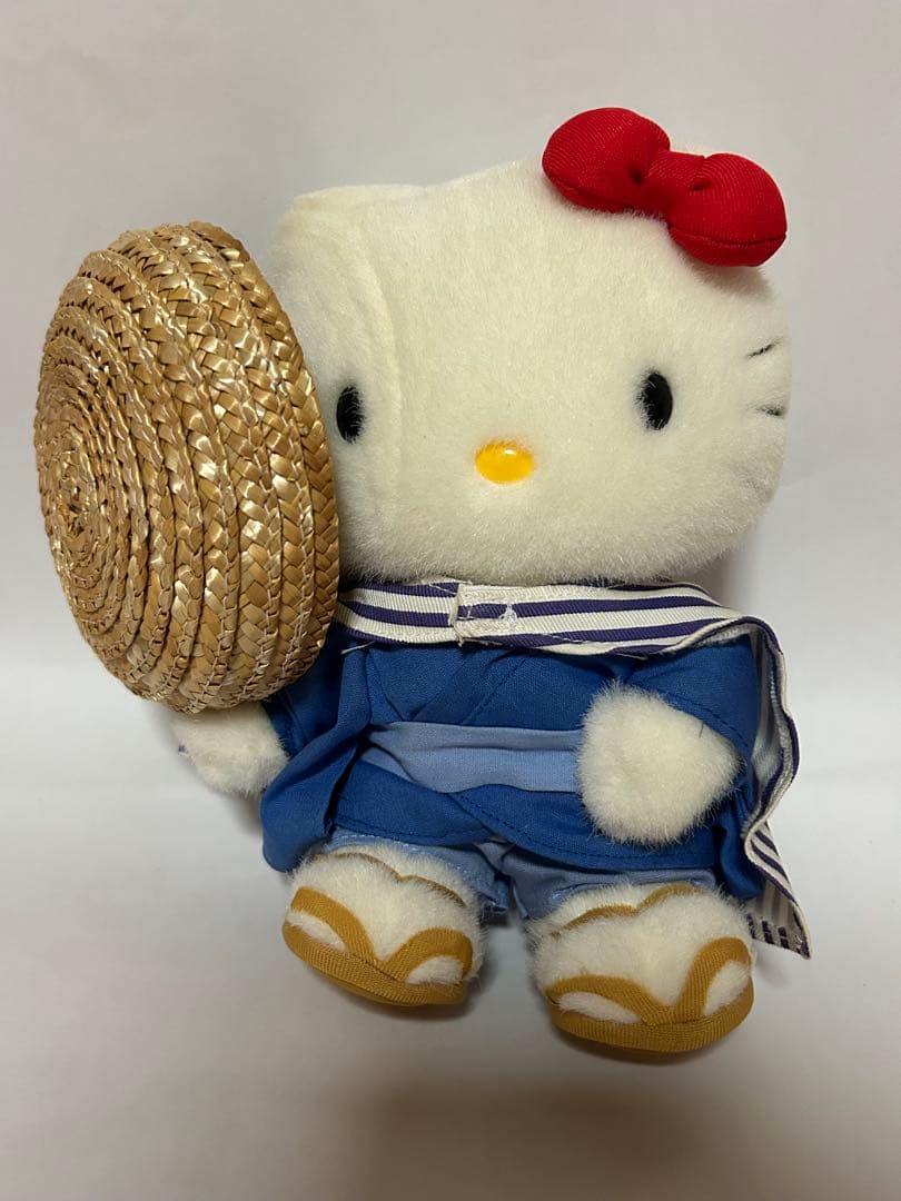 【激レア・タグ付き】ハローキティ 上州限定 国定忠治 2001年 ぬいぐるみ