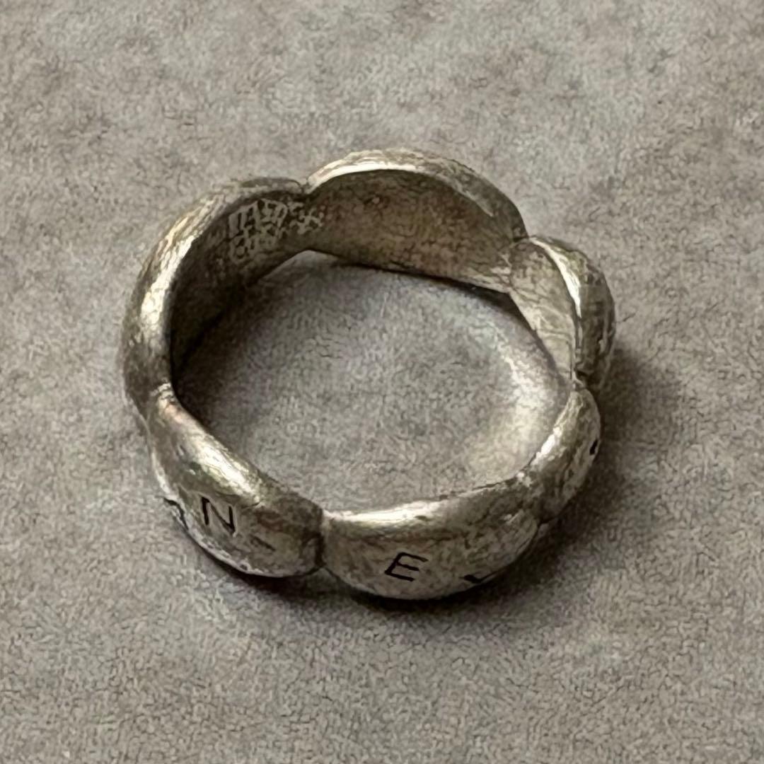 【最安値】CHANEL シャネル シルバー ロゴリング リボン