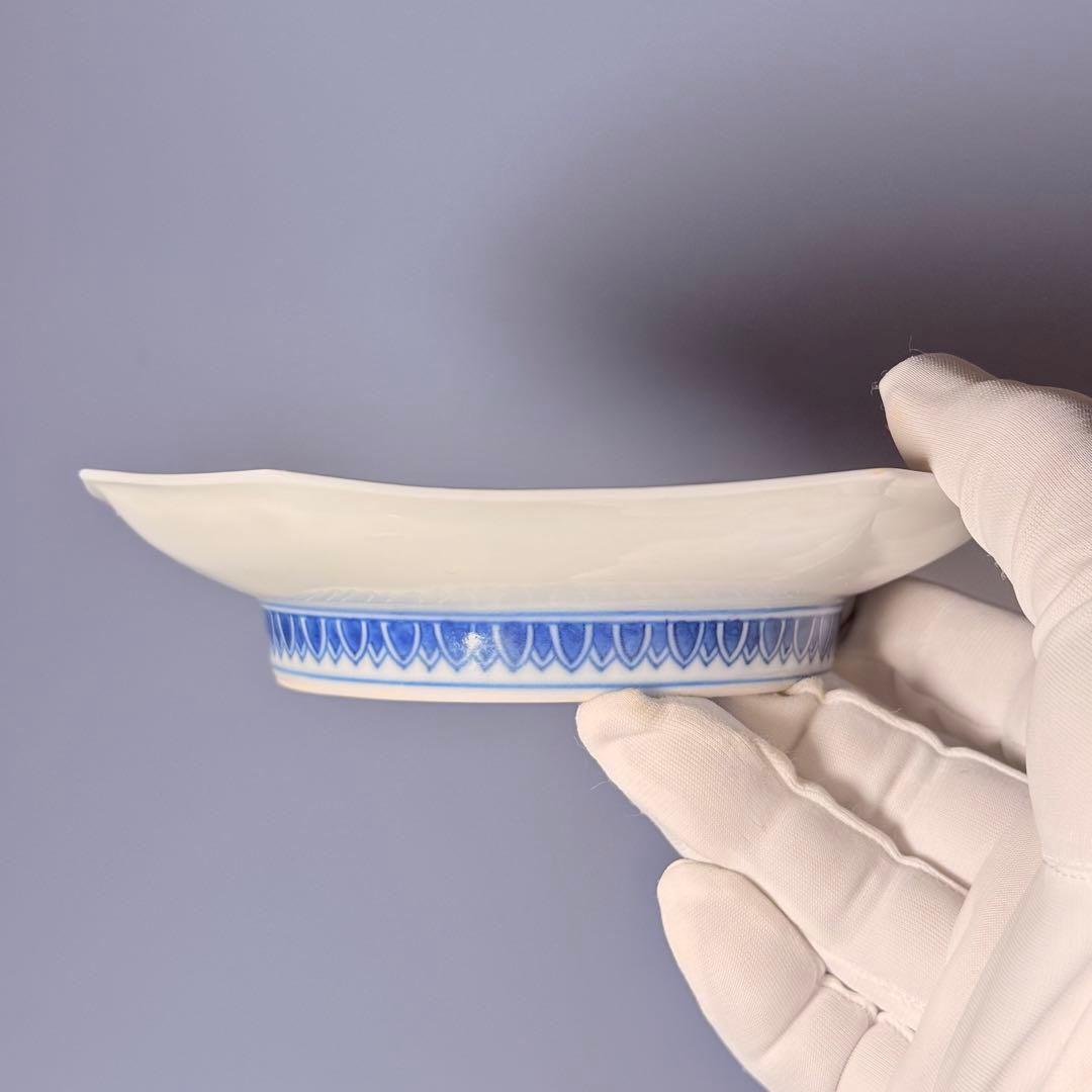 人間国宝　今泉今右衛門　錦沈丁花絵銘々皿　八角形　共箱　高級ライン　日本料理