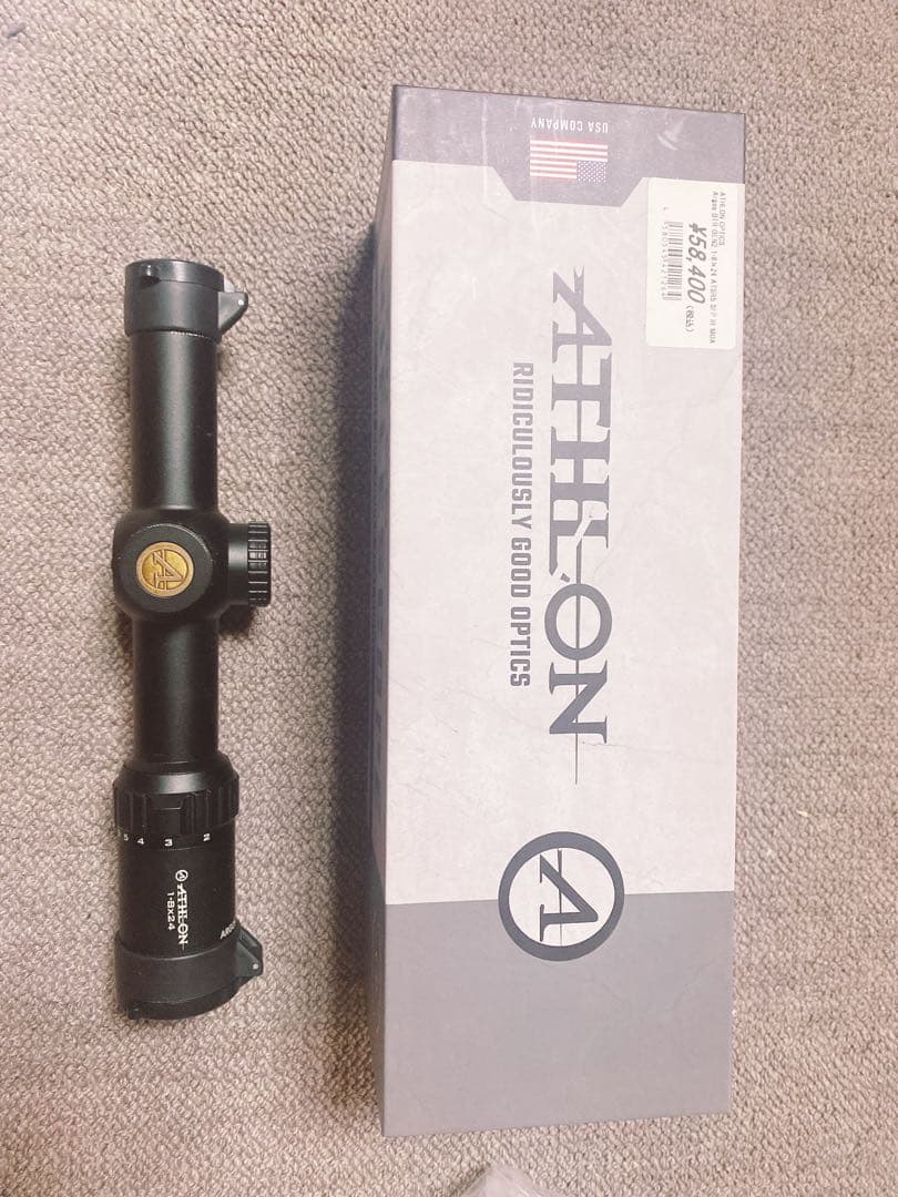 実物Athlon Optics Argos BTR GEN2 1-8×24