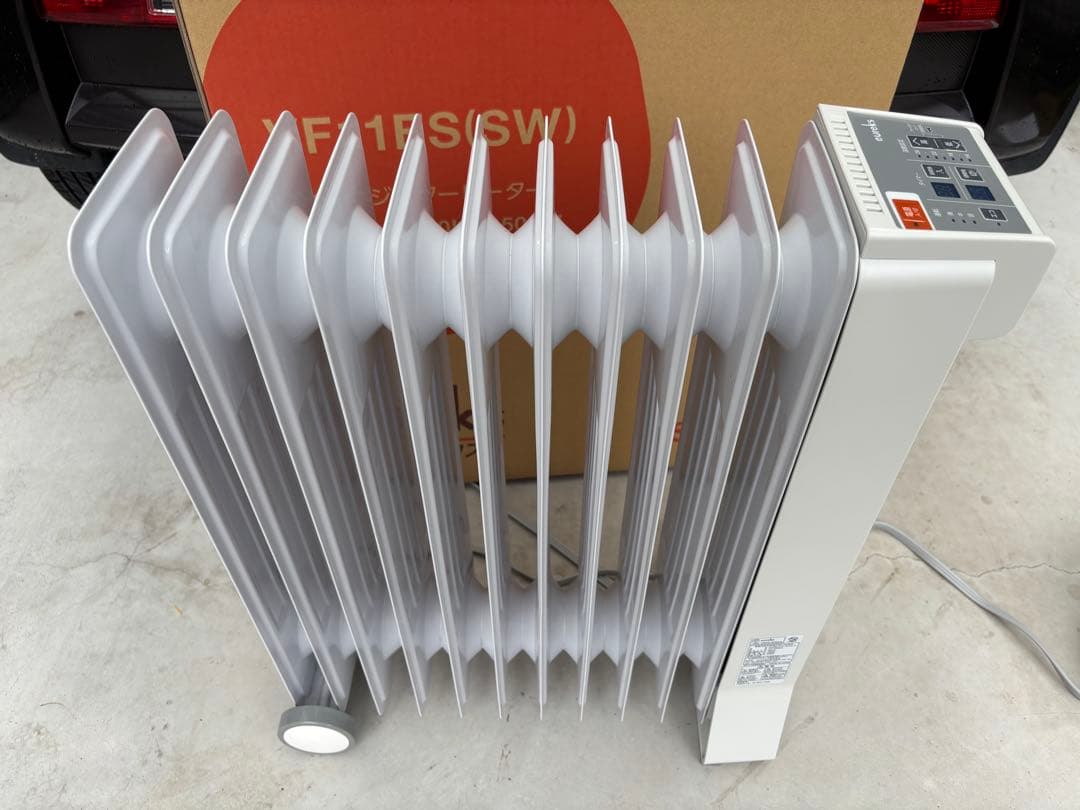 ユーレックス VF11ES-SW オイルヒーター 1500W最大10畳