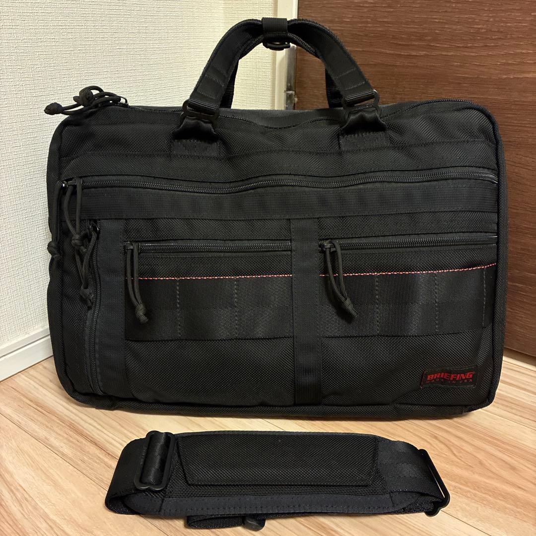 【美品】BRIEFING USA A4 3WAY LINER ブラック