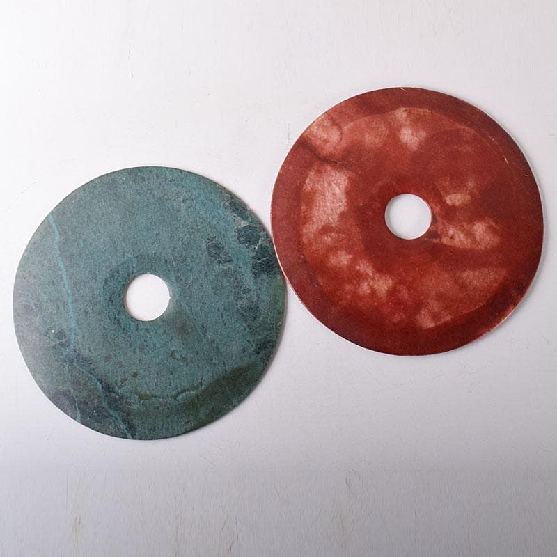 中国　玉石彫刻　オブジェ　置物　合計約6.8㎏　鉄台座　4点　V　R8715H