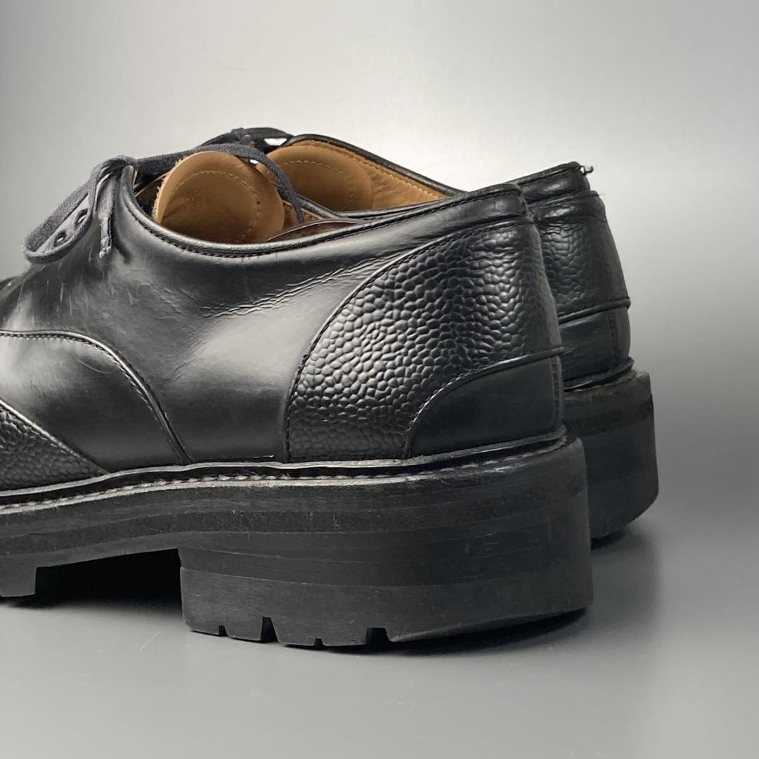 26【名品】キッズラブゲイト KIDSLOVEGAITE ブラックレザーシューズ