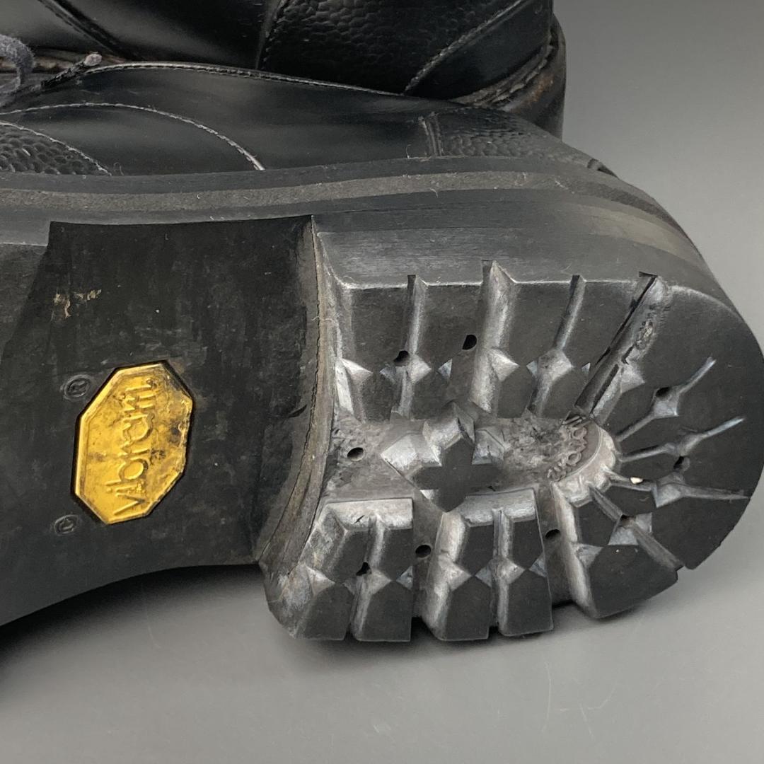 26【名品】キッズラブゲイト KIDSLOVEGAITE ブラックレザーシューズ