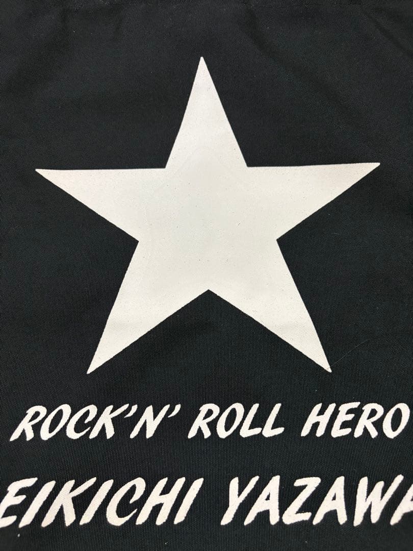 矢沢永吉 E.YAZAWA 公式ロゴトートバッグ ロゴ星