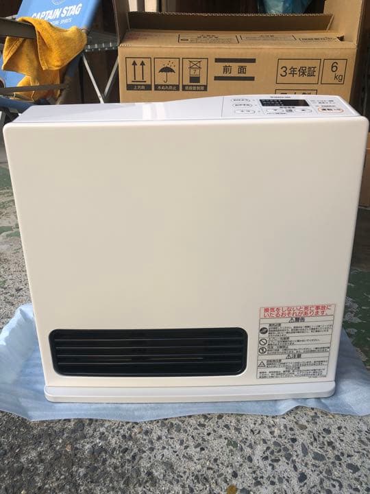ガスファンヒーター　リンナイ製東邦ガス型式