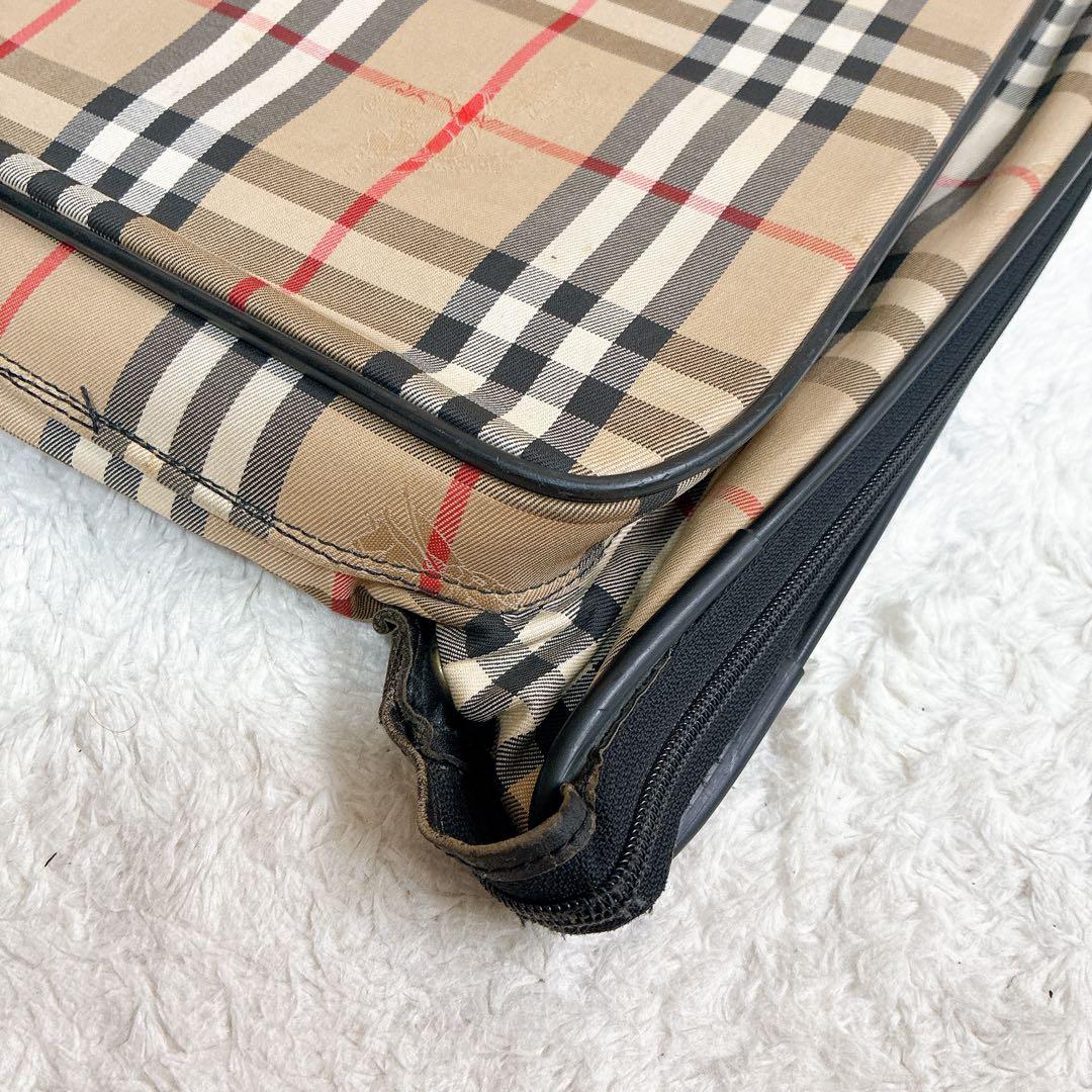 Burberry バーバリー　ガーメントバッグ ノバチェック　シャドーホース