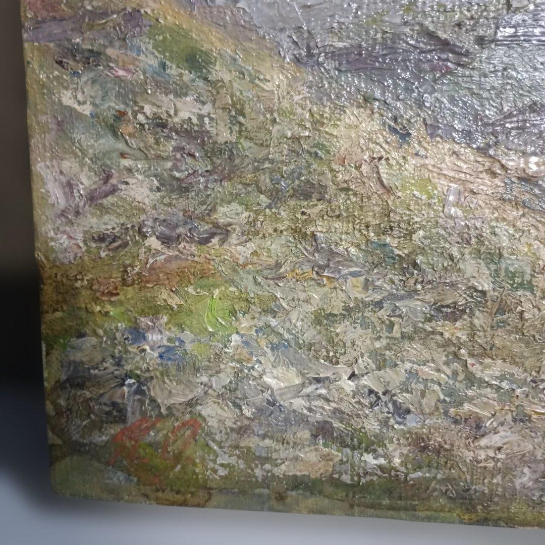 2223）軍司直次郎 　油絵F4号　額装