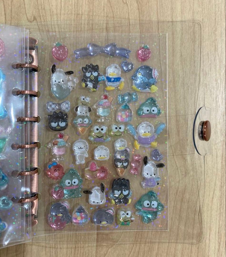 正規品 全種類 サンリオ ボンボンドロップシール 第2弾　シール帳　完成品