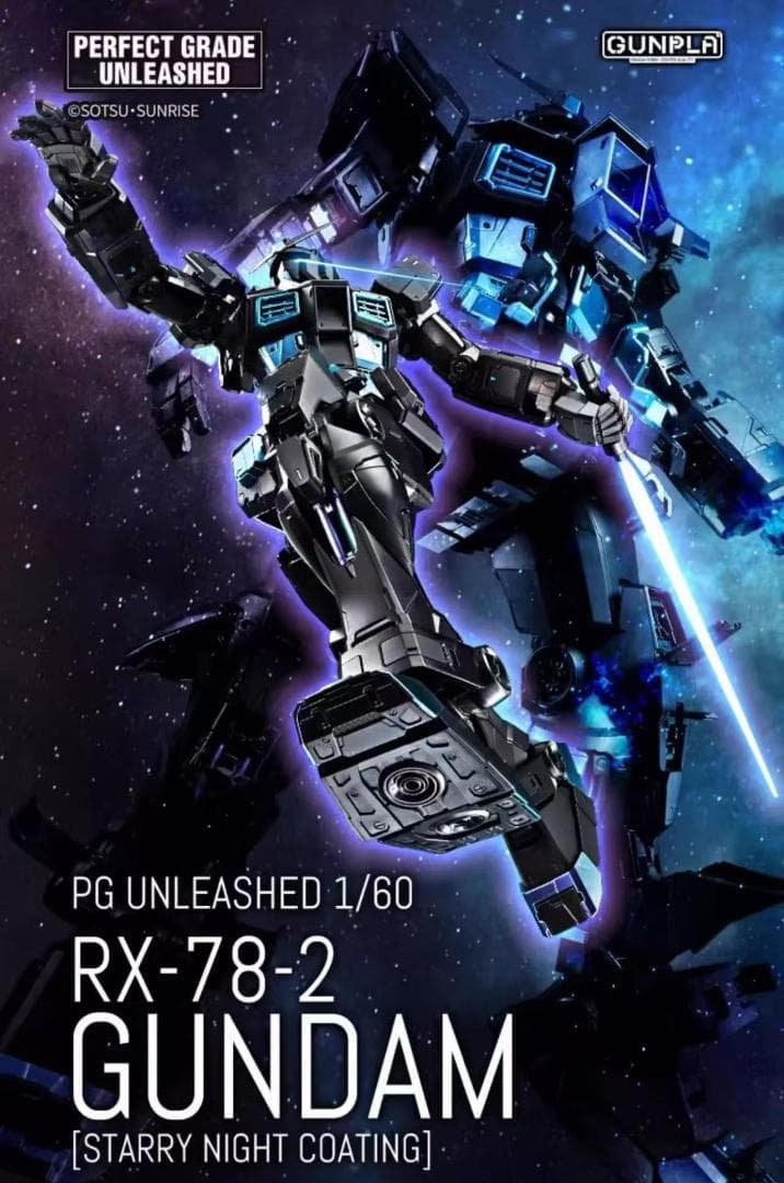 新品 バンダイ 中国限定 PG RX-78-2 ガンダム 1/60 星夜VER