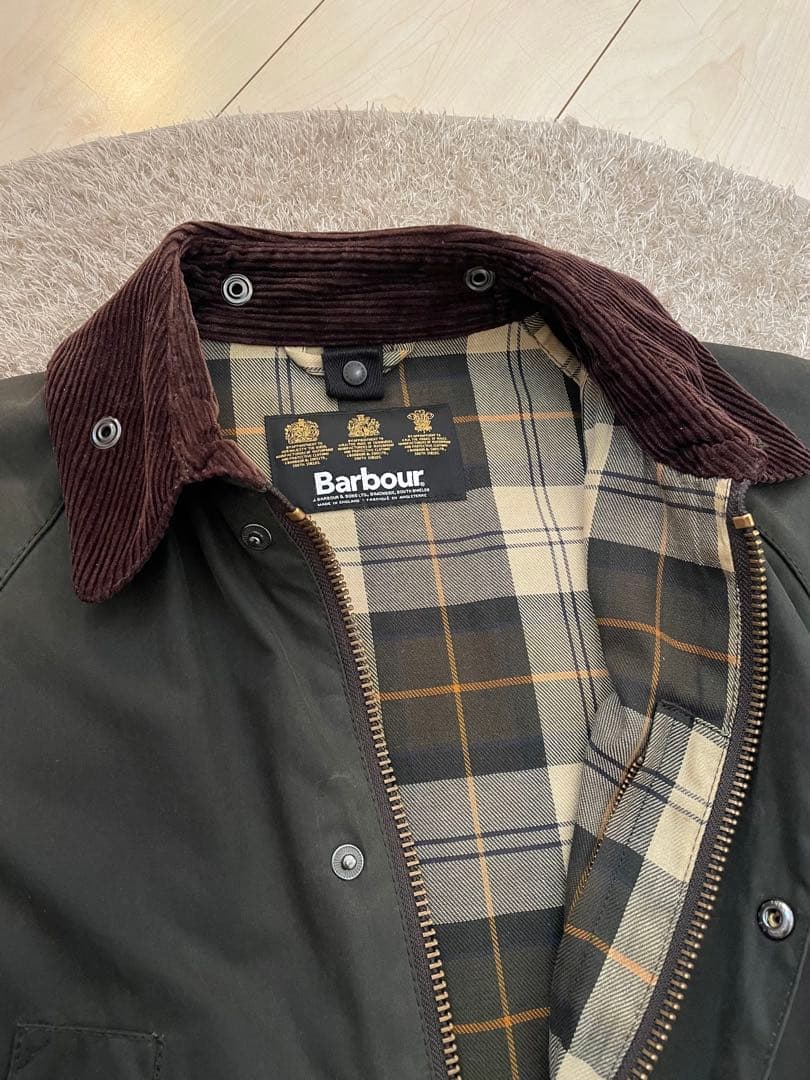 Barbour WaxedビデイルSL size38 英国製
