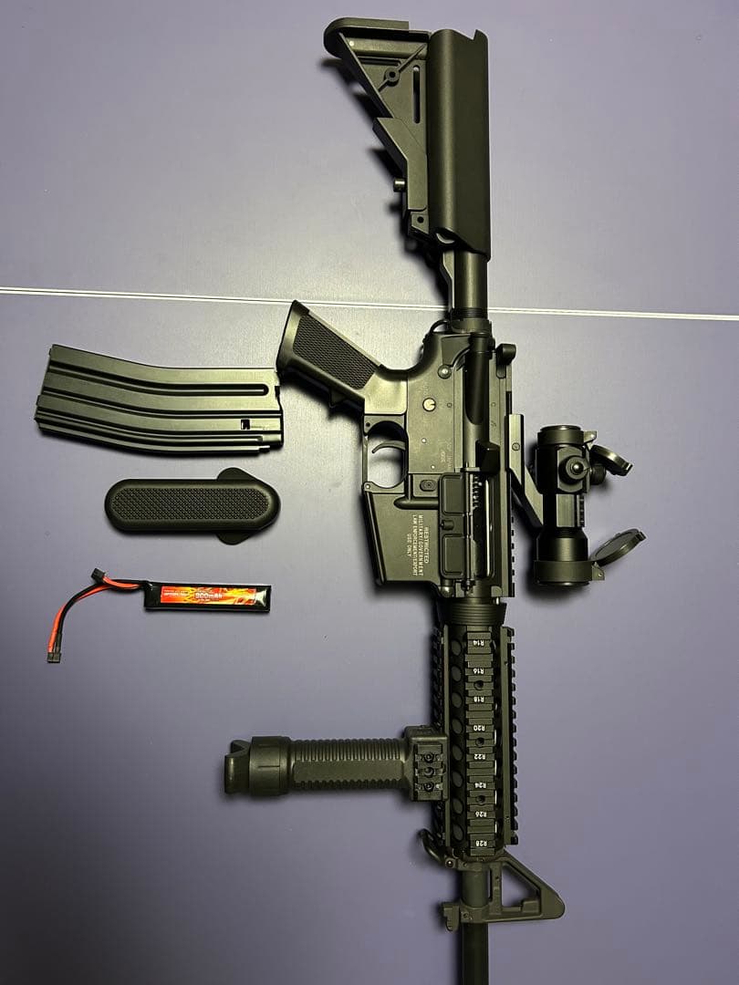 電動ガン TOP SOPMOD M4ライブカートモデル　ジャンク