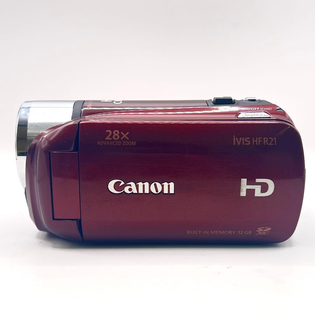付属品充実 Canon iVIS HF R21 ビデオカメラ 本体 バッテリー