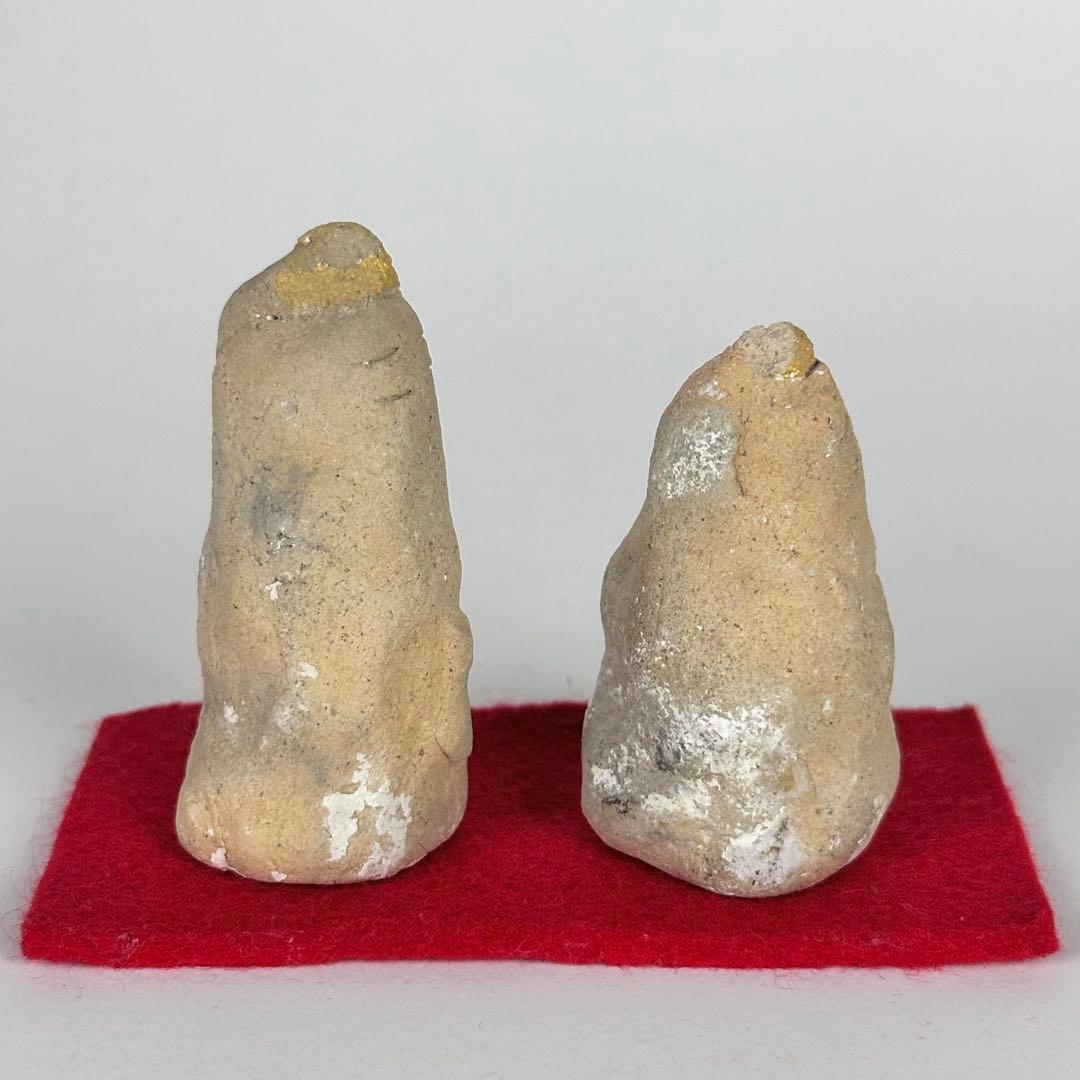 小野セツロー　土人形　おひなさま