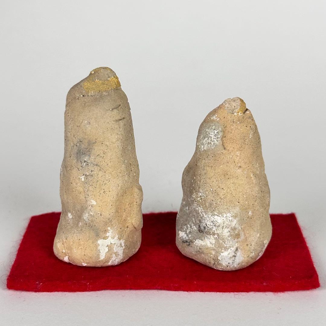 小野セツロー　土人形　おひなさま