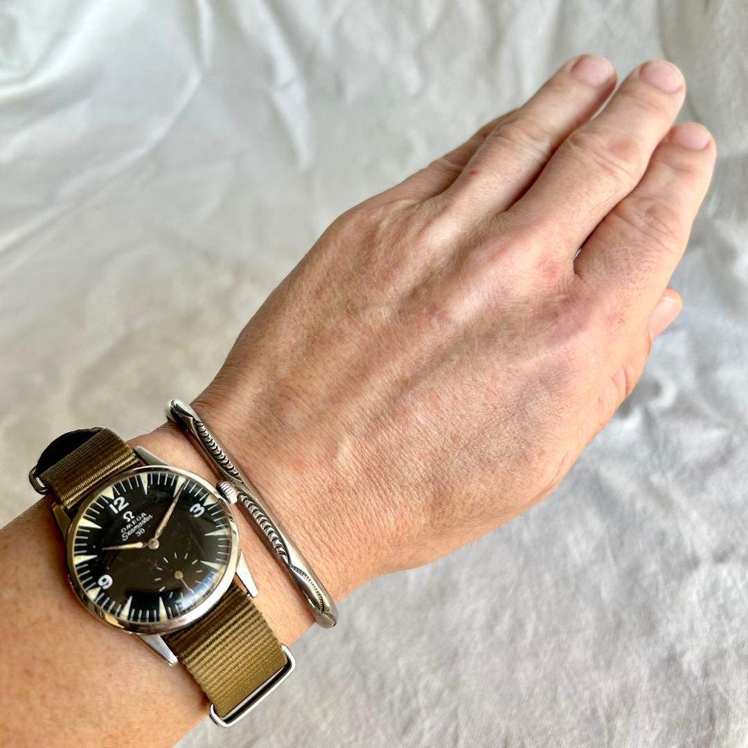 1970s ナバホ バングル ブレスレット トライバル　sterling