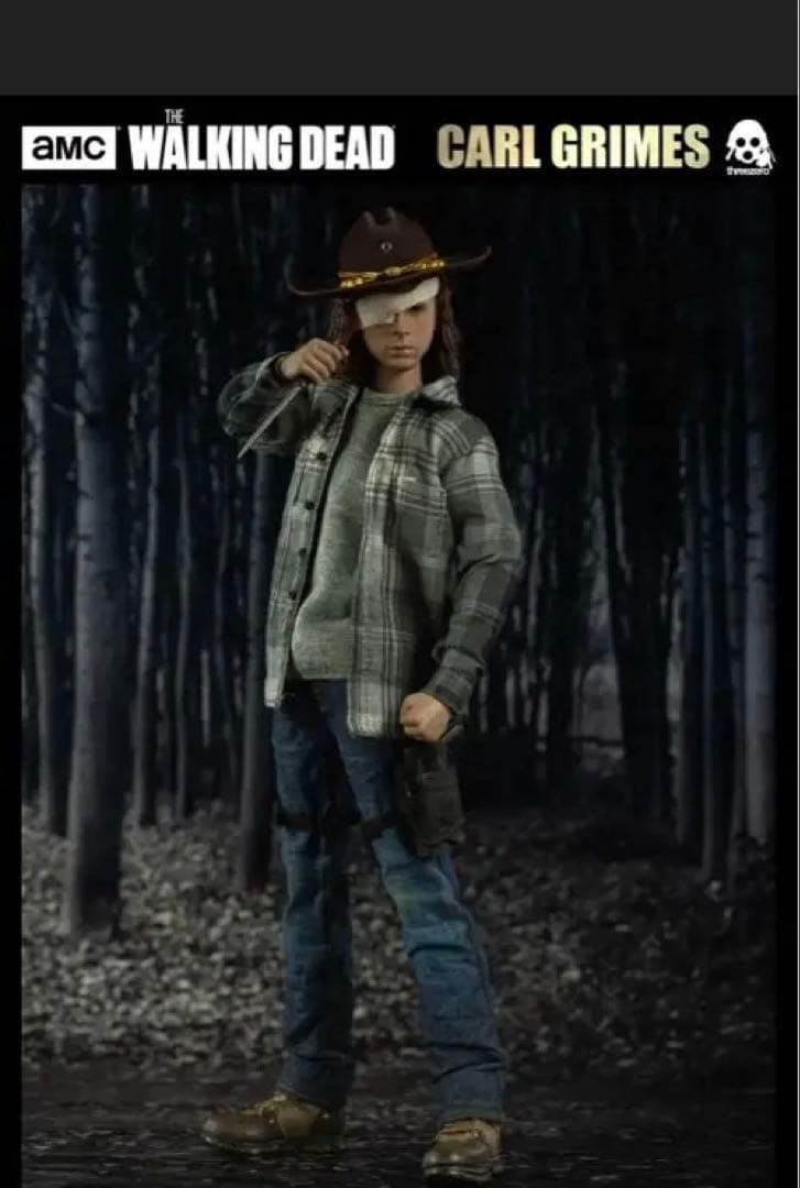 ウォーキングデッド　カール　グライムス　1/6フィギュア　スリーゼロ未開封