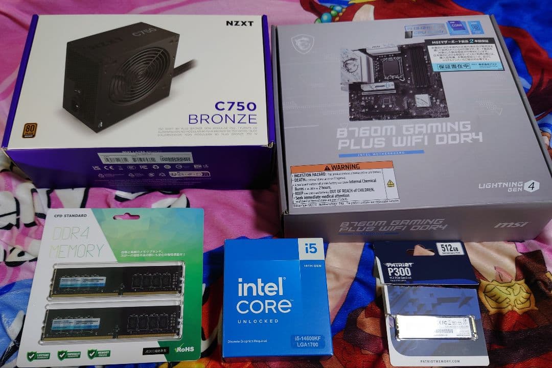 PCパーツ　CPU intel i5 14600KF　その他