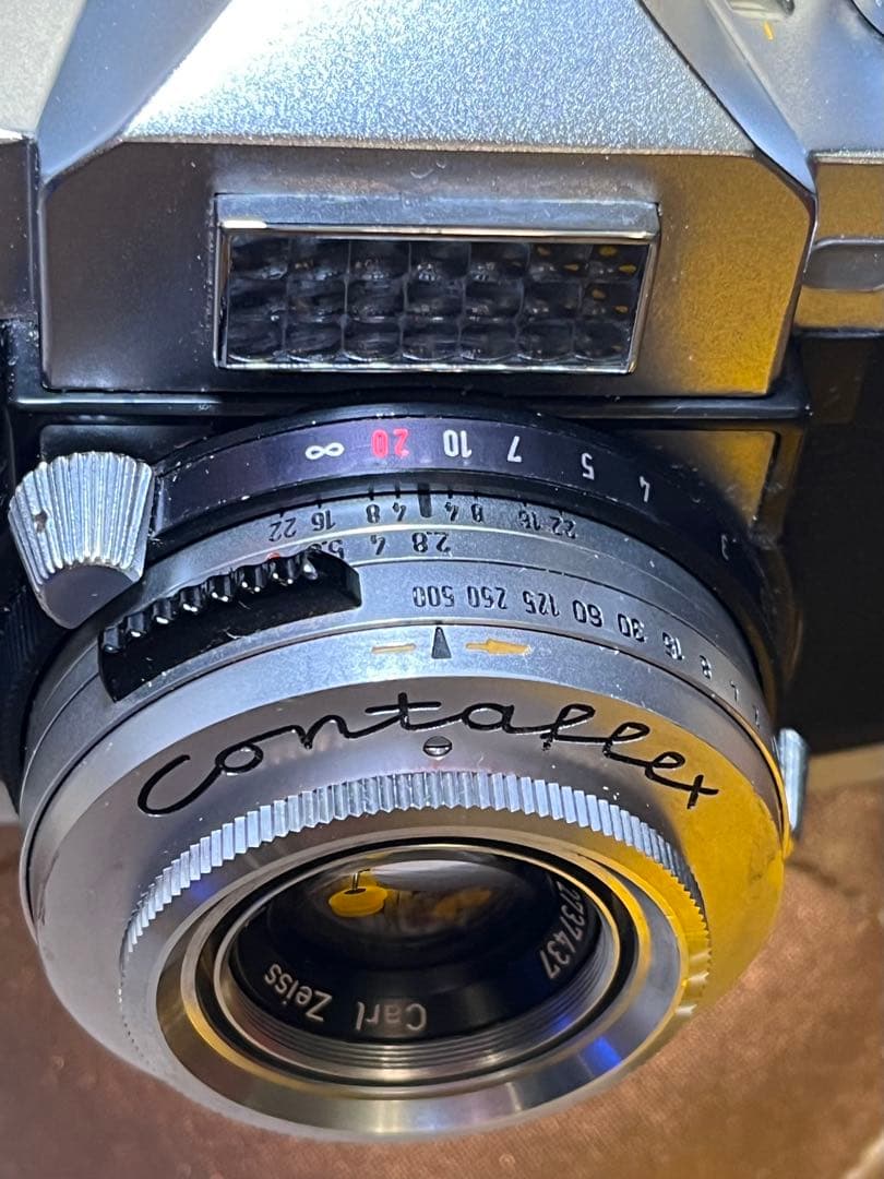 最盛期製 Contaflex Super Tessar50mm 革ケース