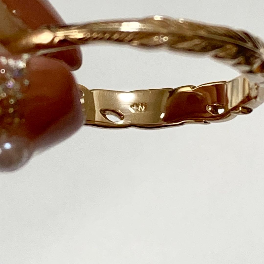 NOJESS K5 フェザーリング｜羽根モチーフ｜11号 美品 箱付