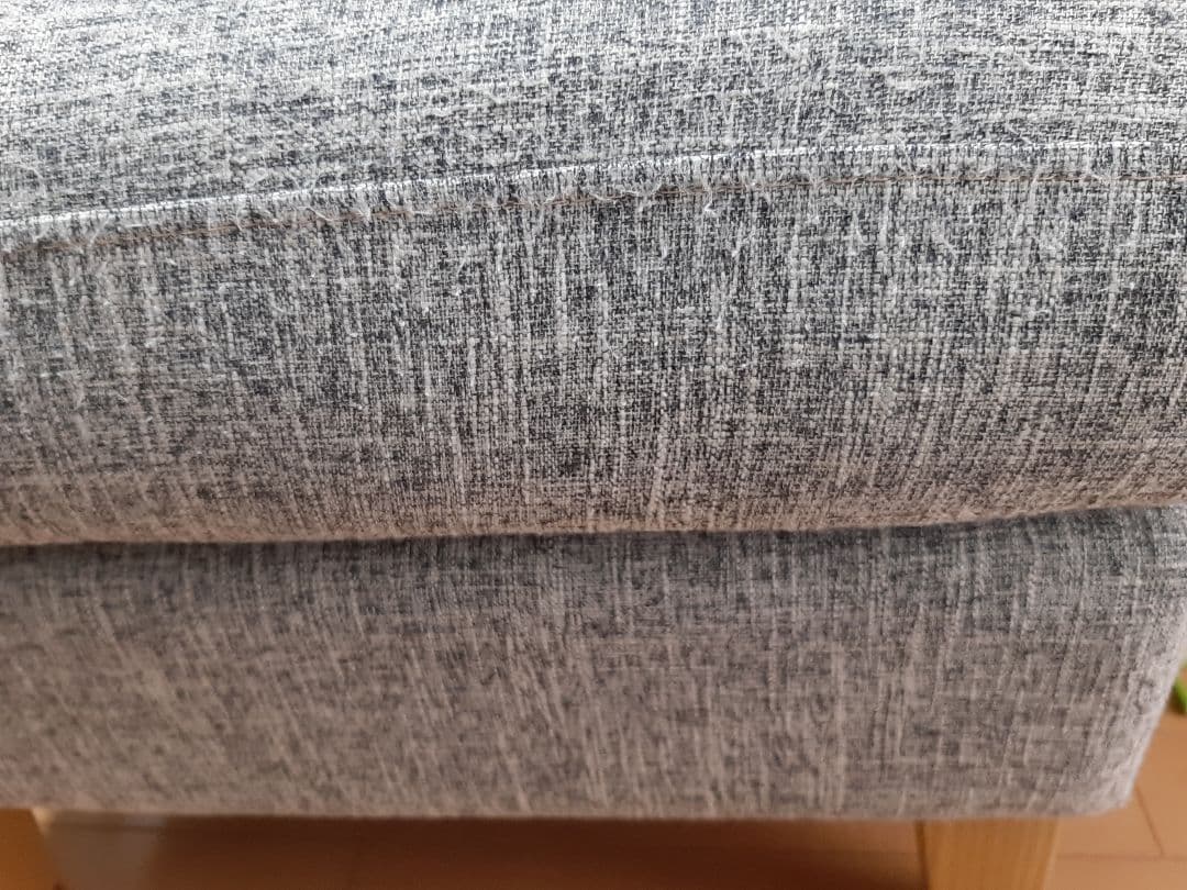 大塚家具 ソファ　 グレー ファブリック 2人掛け