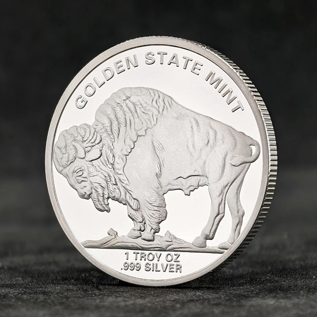 1オンス アメリカ シルバー バッファロー ラウンド 9.9999 silver