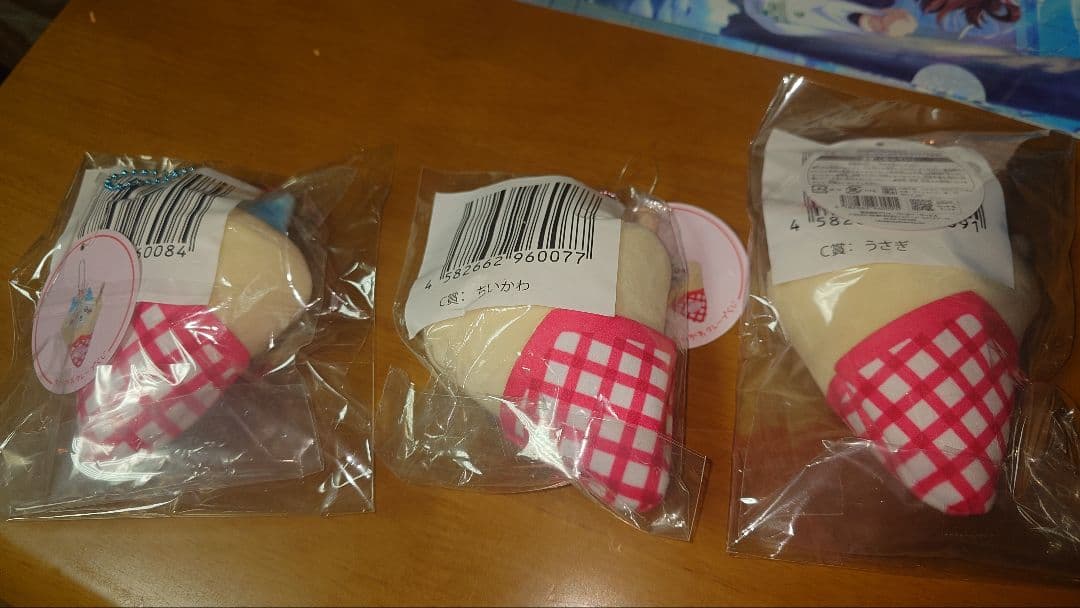 ちいかわ クレープくじ　マスコット　ぬいぐるみ 6点まとめ売り