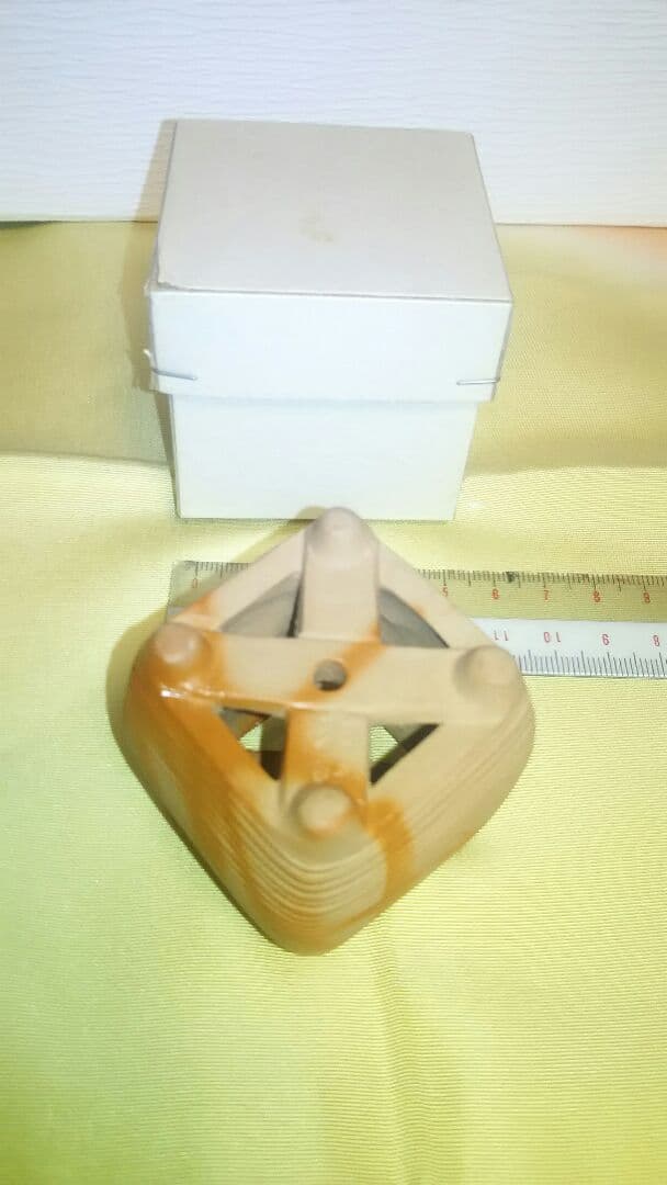 蓋置、金重素山作、ヒダスキ糸巻