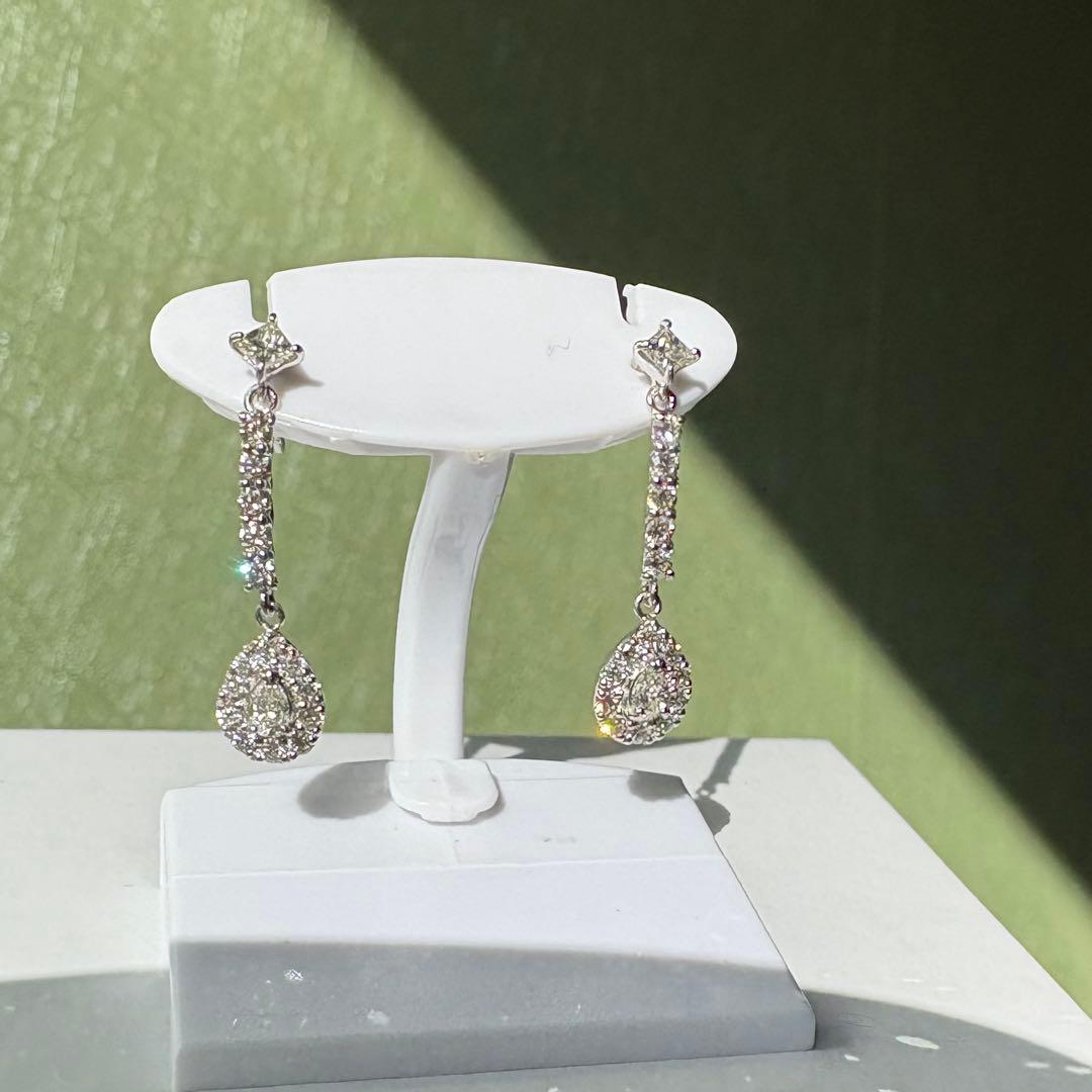 ダイヤモンド ピアス プラチナ