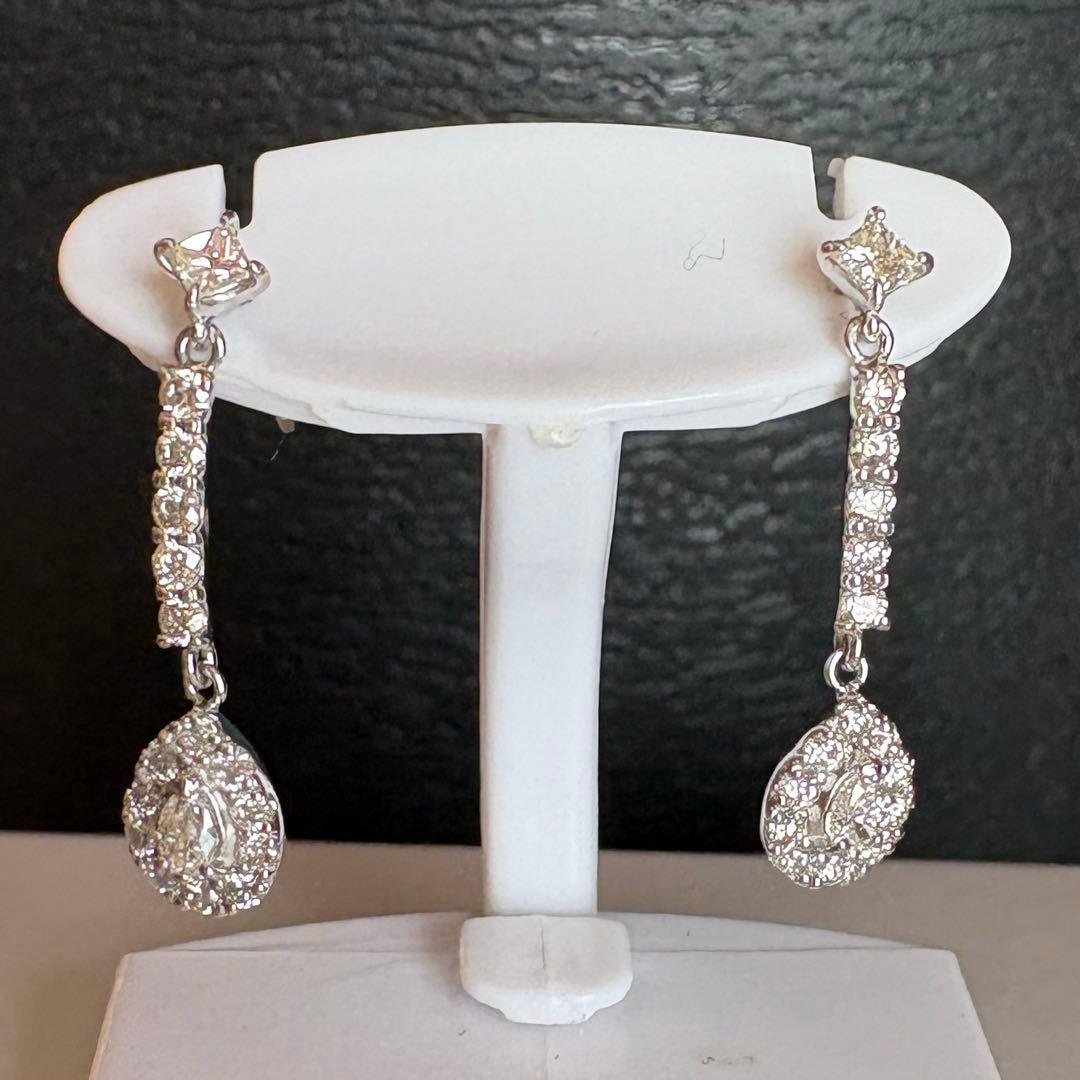 ダイヤモンド ピアス プラチナ