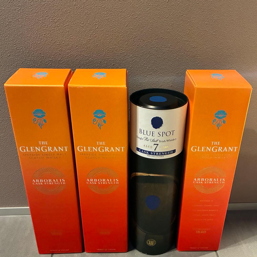 グレングラントアルボラリスかスクストレングス & ブルースポット7年熟成 セット
