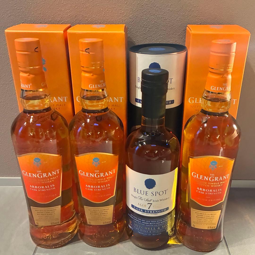 グレングラントアルボラリスかスクストレングス & ブルースポット7年熟成 セット